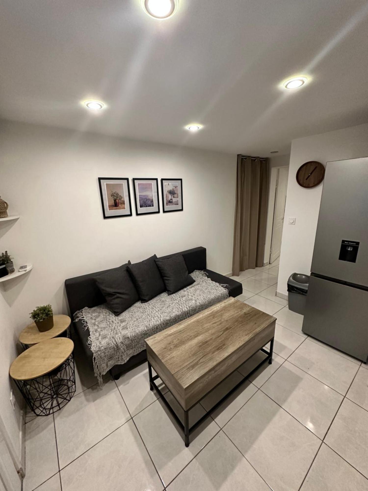 Jolie Appartement Nice Proche Mer Et Aeroport Une Chambre Plus Salon Avec Cuisine Ngoại thất bức ảnh