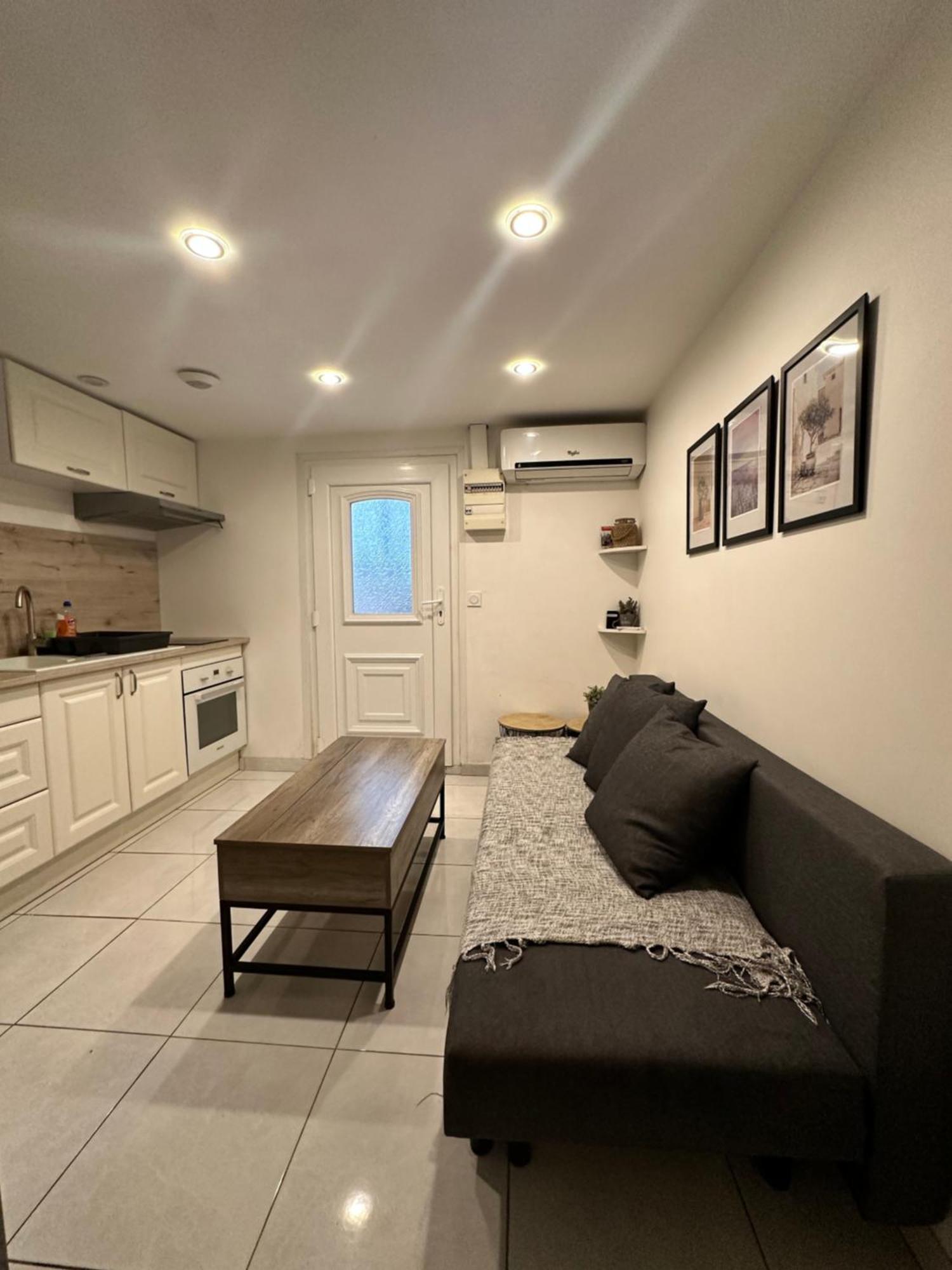 Jolie Appartement Nice Proche Mer Et Aeroport Une Chambre Plus Salon Avec Cuisine Ngoại thất bức ảnh